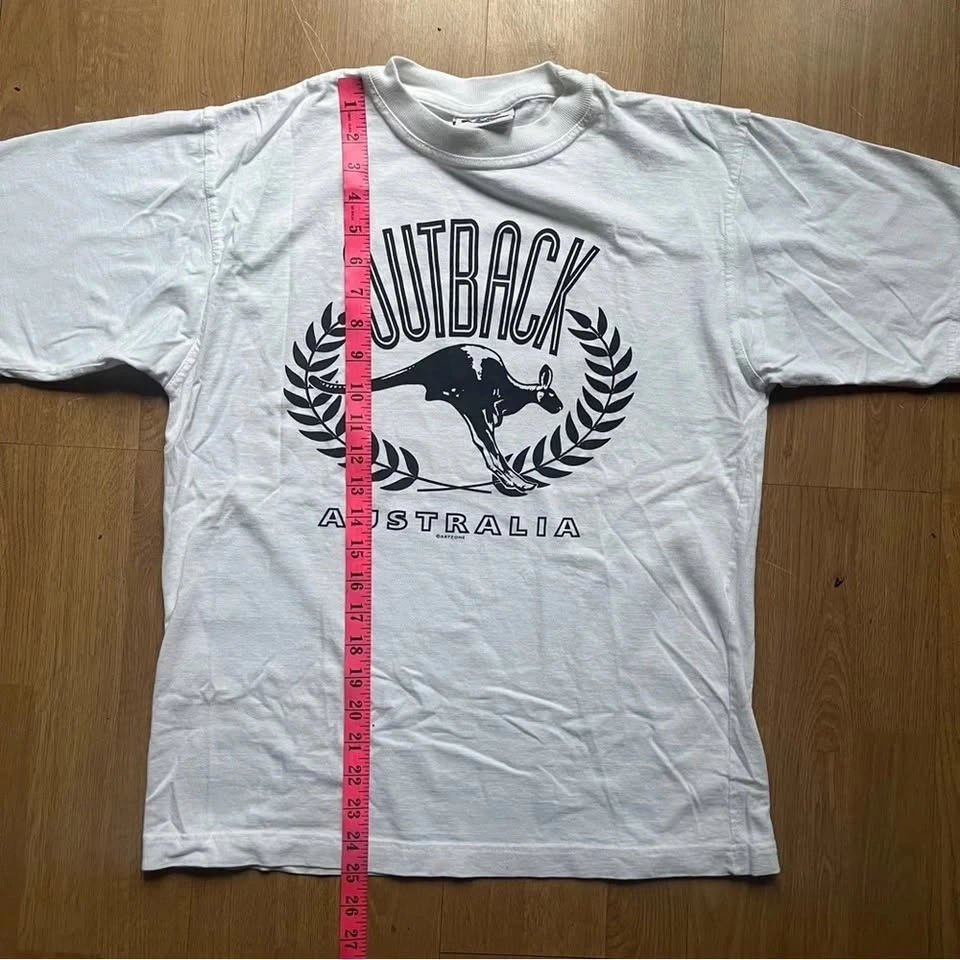 Vintage Outback Australia White Graphic Tee - Men’s Small - photo 5