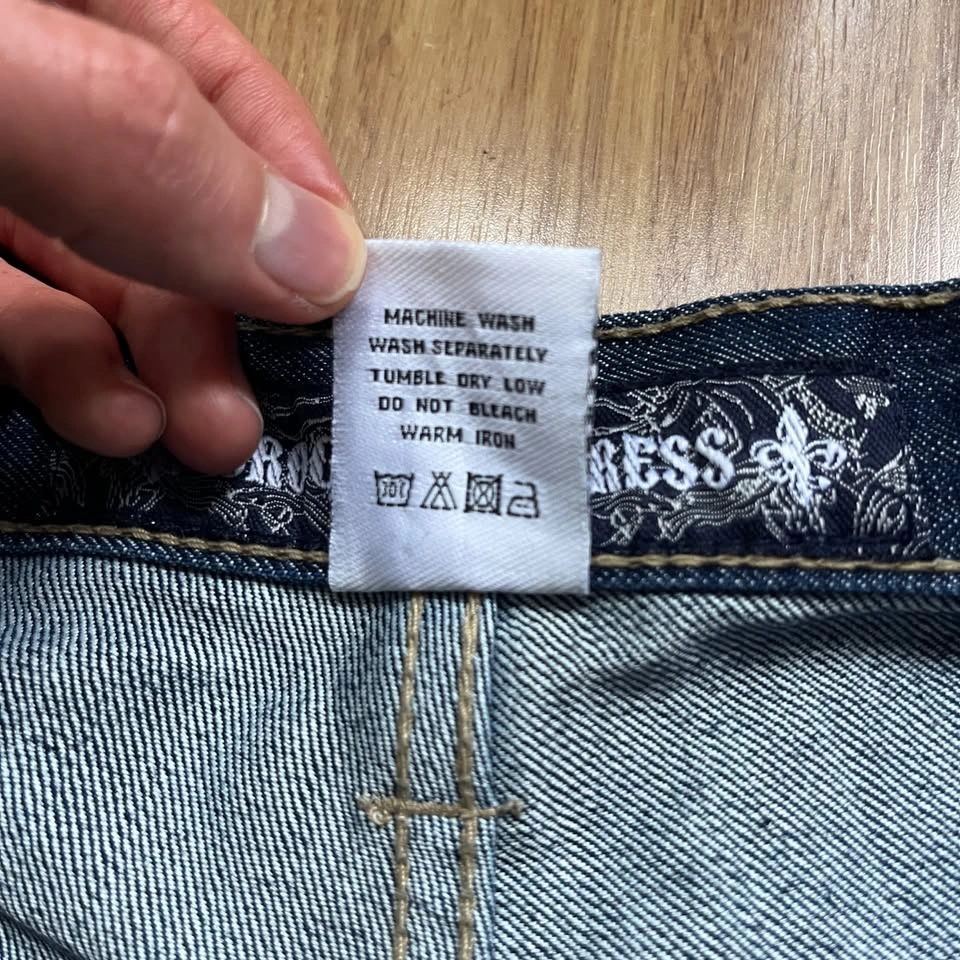 Vintage Brooklyn Xpress Baggy Fit Dark Blue Jeans - Men’s W34 L3 - photo 5