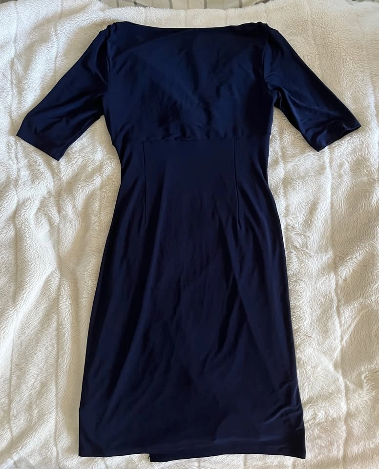 Lauren Ralph Lauren Navy Blue Dress - Size 6 - photo 2