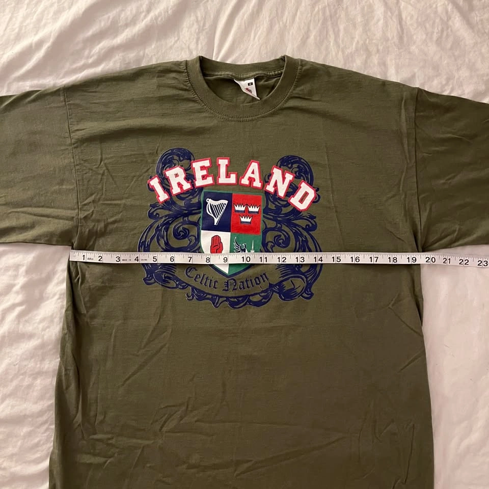 Vintage Fruit of the Loom Ireland Graphic T-Shirt - Men's Medium - photo 4