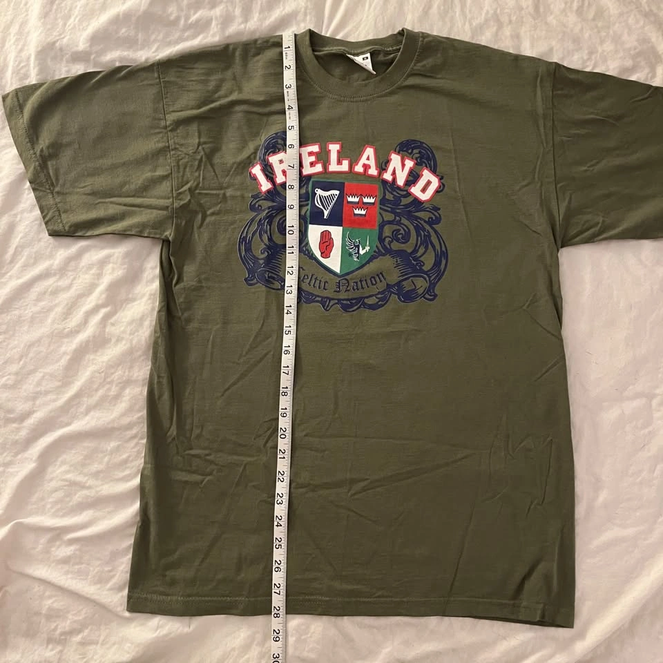 Vintage Fruit of the Loom Ireland Graphic T-Shirt - Men's Medium - photo 5