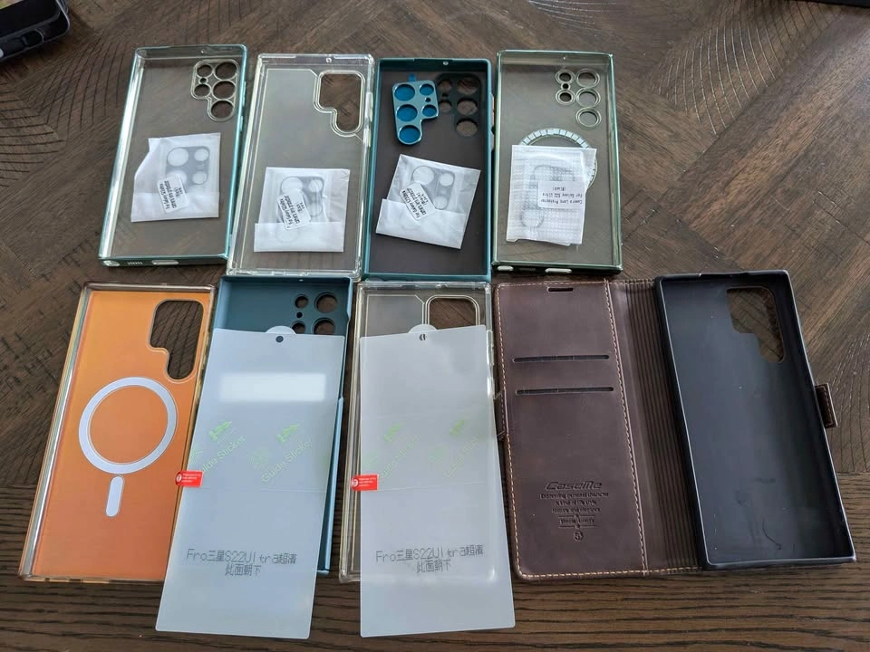 8 S22 Ultra Cases + 2 Screen Protectors + 5 Camera Protectors - photo 2