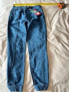 Hollister BNWT Leaf Pattern Denim Joggers