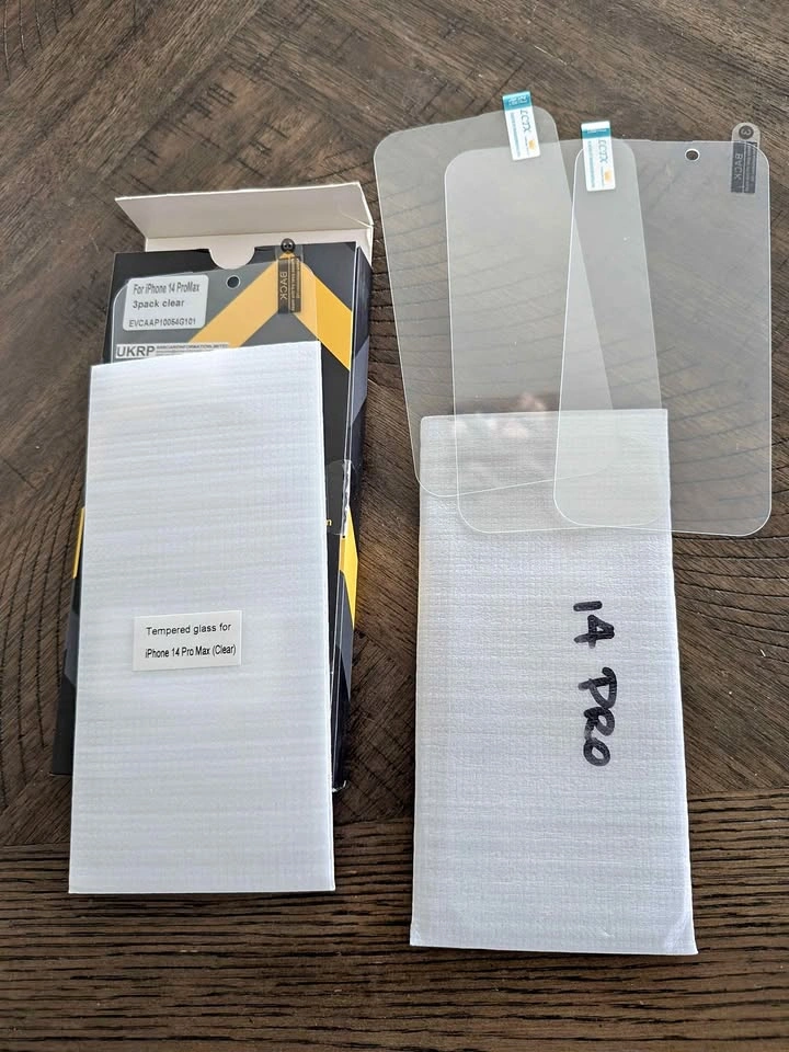 iPhone 14 Pro & Pro Max Clear Tempered Glass