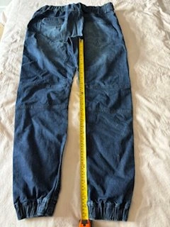 Dark Wash Jogger Jeans with Side Stripe - Size L - photo 5
