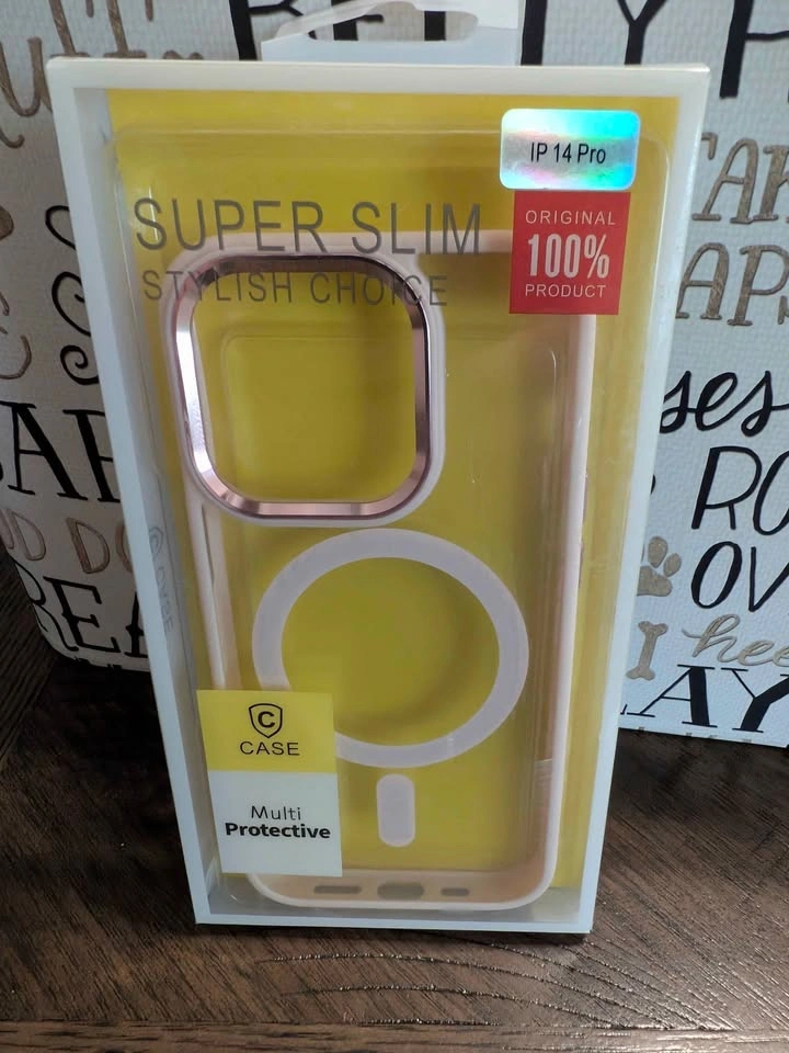 iPhone 14 Pro Case + Screen Protector (Pink, Plum) - photo 3
