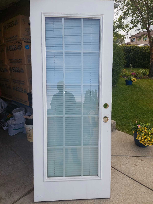 Exterior 32 x 80 inch Door with Glass and venetian blind - photo 5