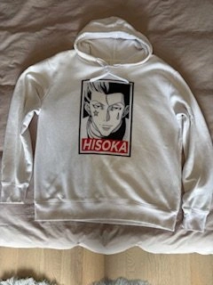 Large White with Hisoka graphic Hoodie - photo 2