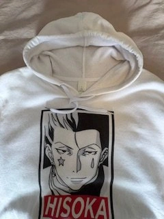 Large White with Hisoka graphic Hoodie - photo 3
