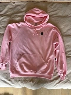 Unisex Large Artist Union Pink Hoodie