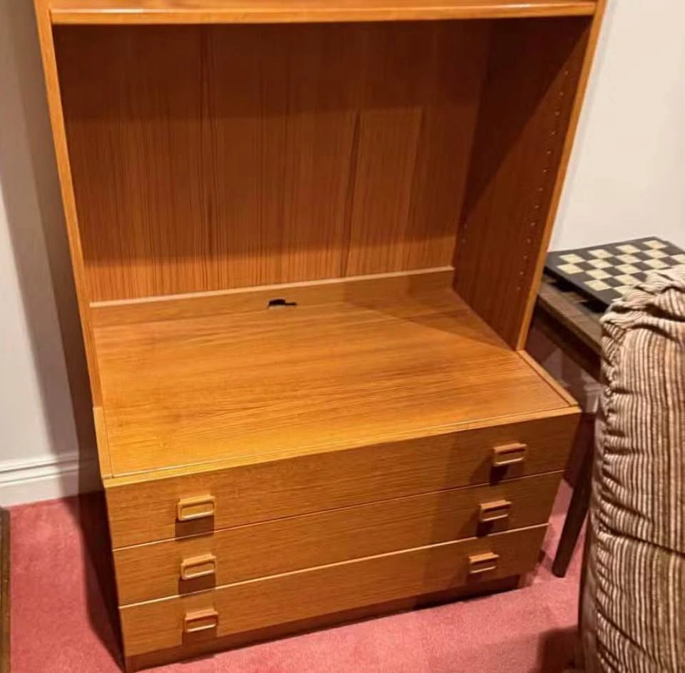 Vintage MCM Teak Wall Unit - photo 2