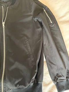 New Bullhead Black Nylon Medium Full Zip Jacket - photo 3