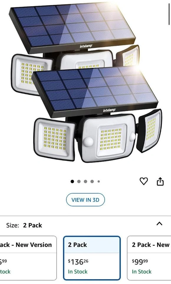 Outdoor Solar Motion Sensor Lights