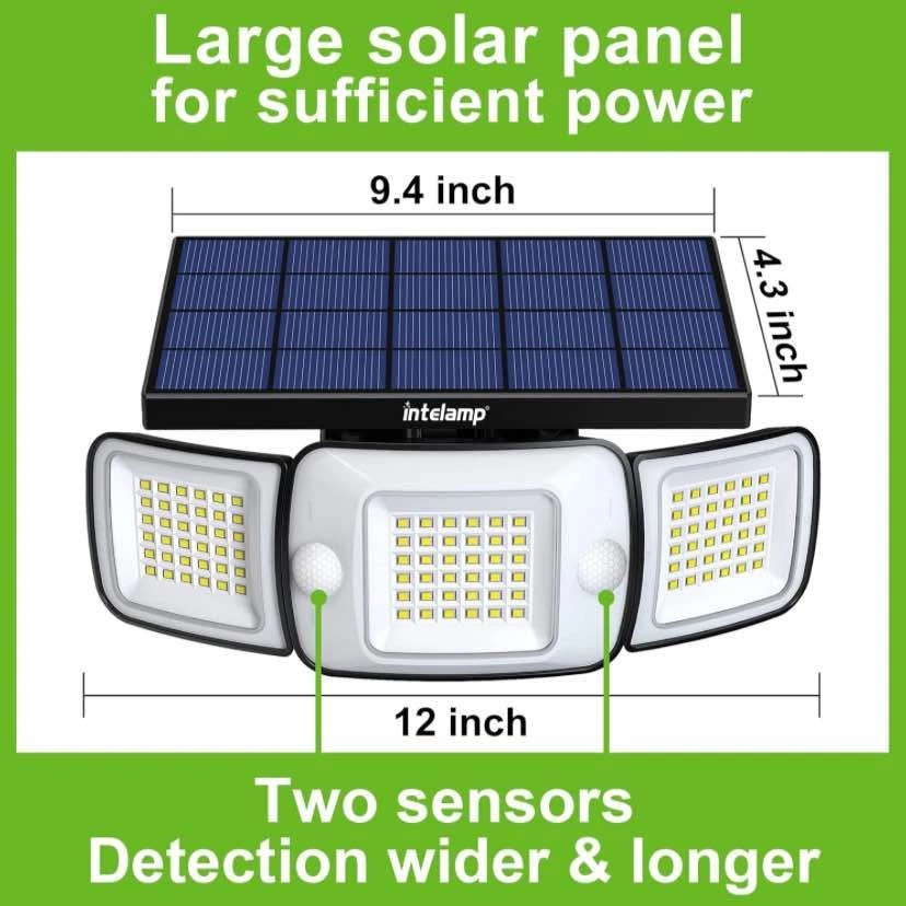 Outdoor Solar Motion Sensor Lights - photo 3