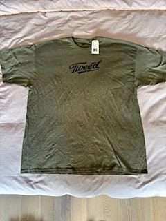 BNWT Tweed Short Sleeve Men's T-Shirt, XXLarge, Olive Green