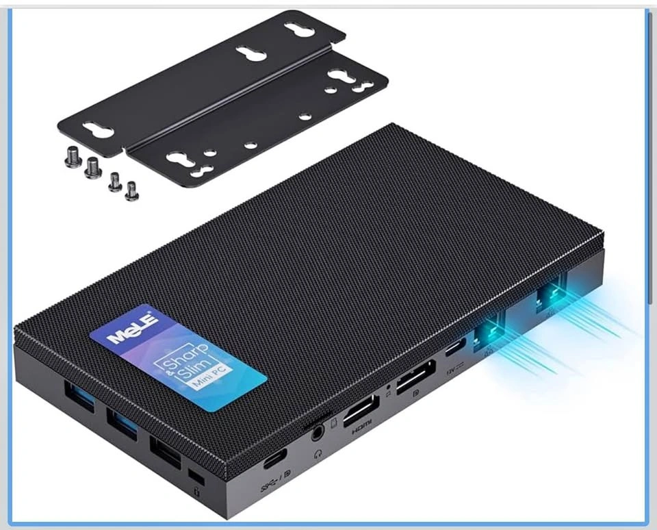 MeLE Quieter DL Fanless N100 Mini PC 16GB RAM 512GB SSD