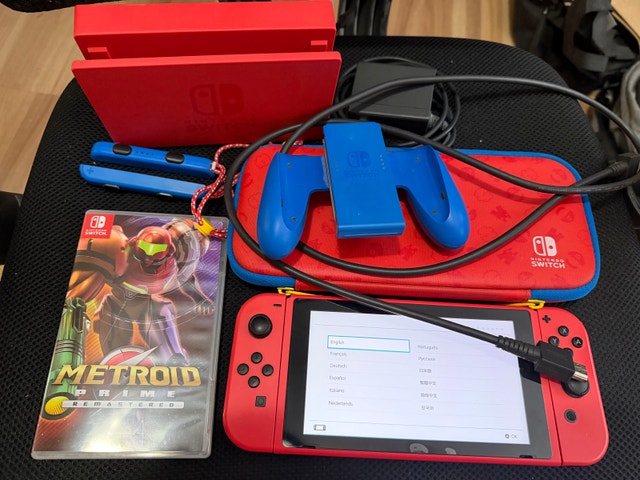 Nintendo Switch MARIO RED and BLUE EDITION