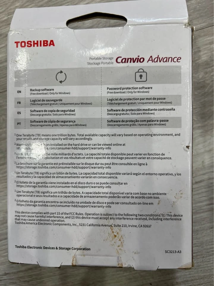 Toshiba Canvio Advance 2TB Portable External Hard Drive USB 3.0, - photo 5