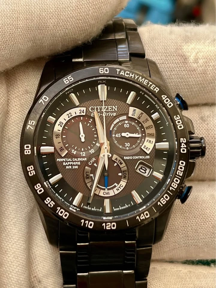 Citizen Radio Controlled Perpetual Chrono A-T Watch - photo 3