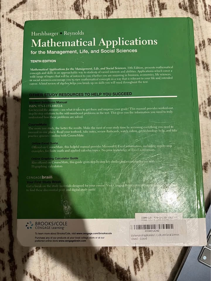 Mathematical Applications for the Management, Life, and Social S - photo 3