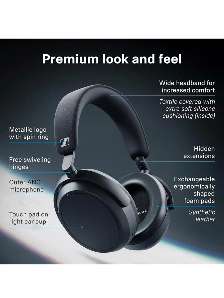 Sennheiser Momentum 4 Headphones - Bluetooth Headset - photo 4