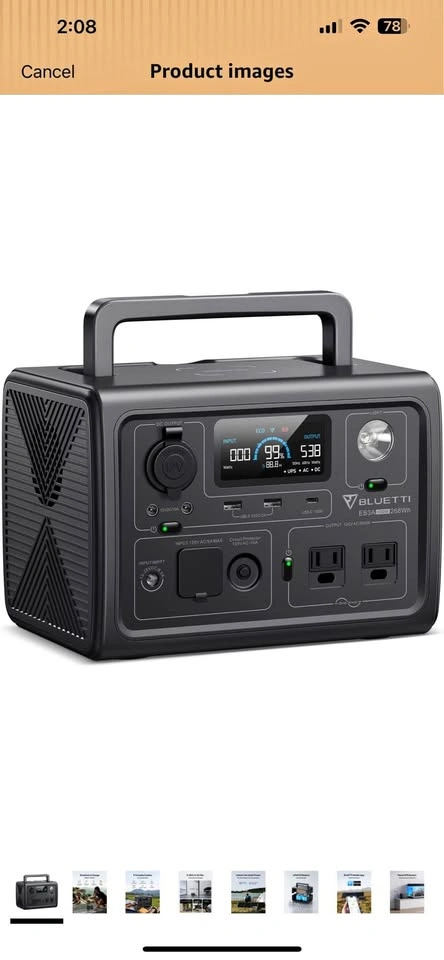 BLUETTI EB3A Portable Power Station