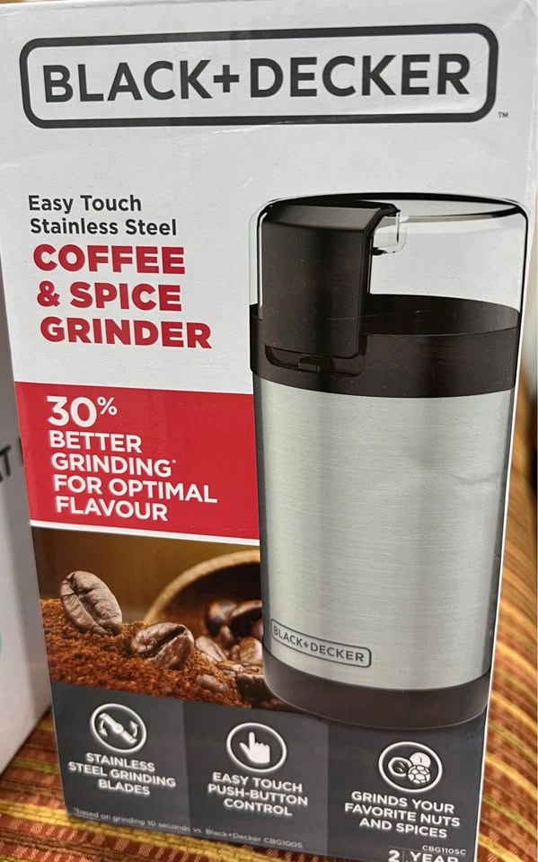 Black & Decker Easy Touch Electric Smartgrind Coffee & Spice Gri - photo 5