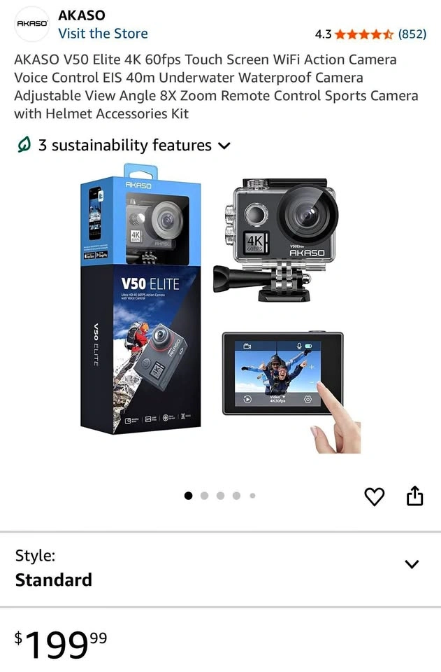 AKASO V50 Elite 4K Action Camera