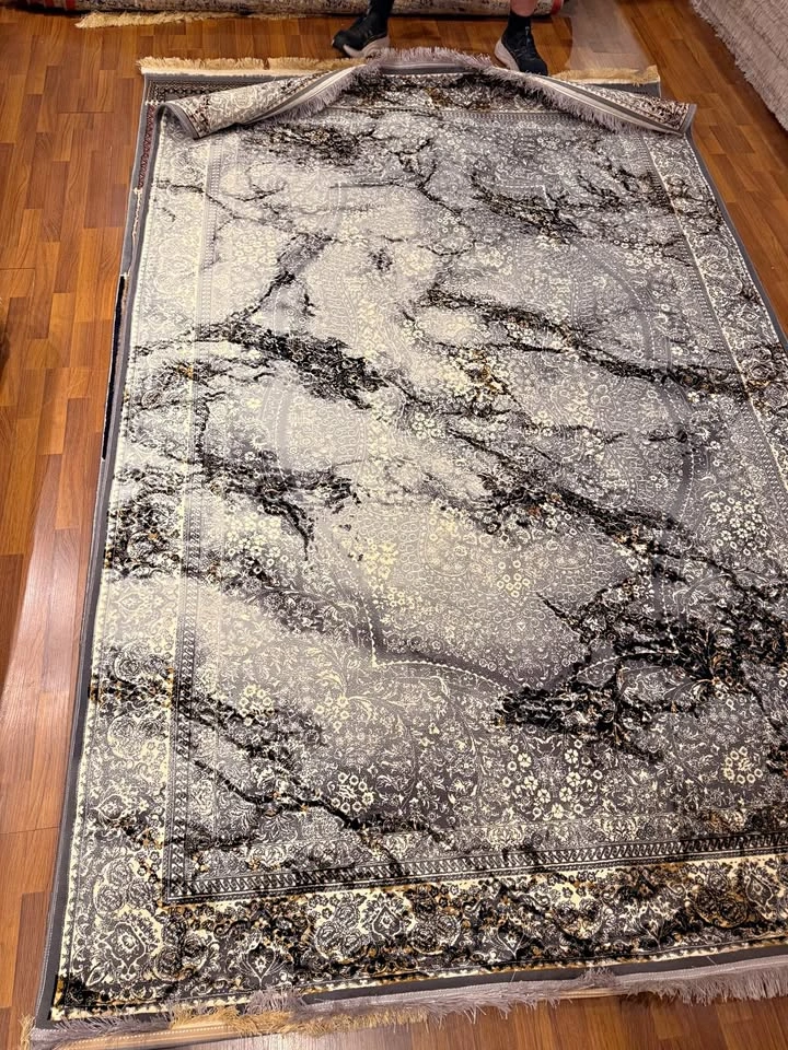 Luxury Marble Design Area Rug 2x3m - Brand New