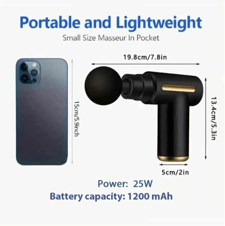 Powerful Cordless Massage Gun with LED Display - photo 3