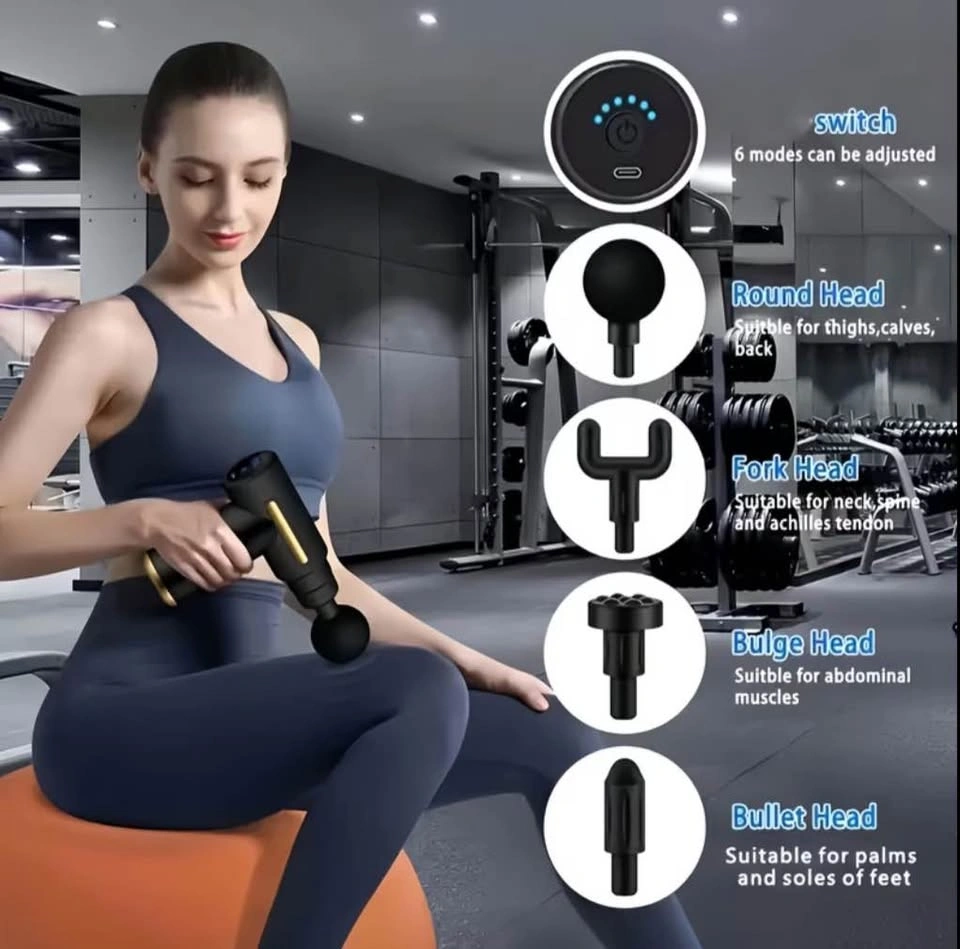 Powerful Cordless Massage Gun with LED Display - photo 4