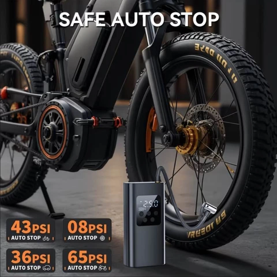 Portable Car Tire Inflator with Type-C Fast Charging - photo 4