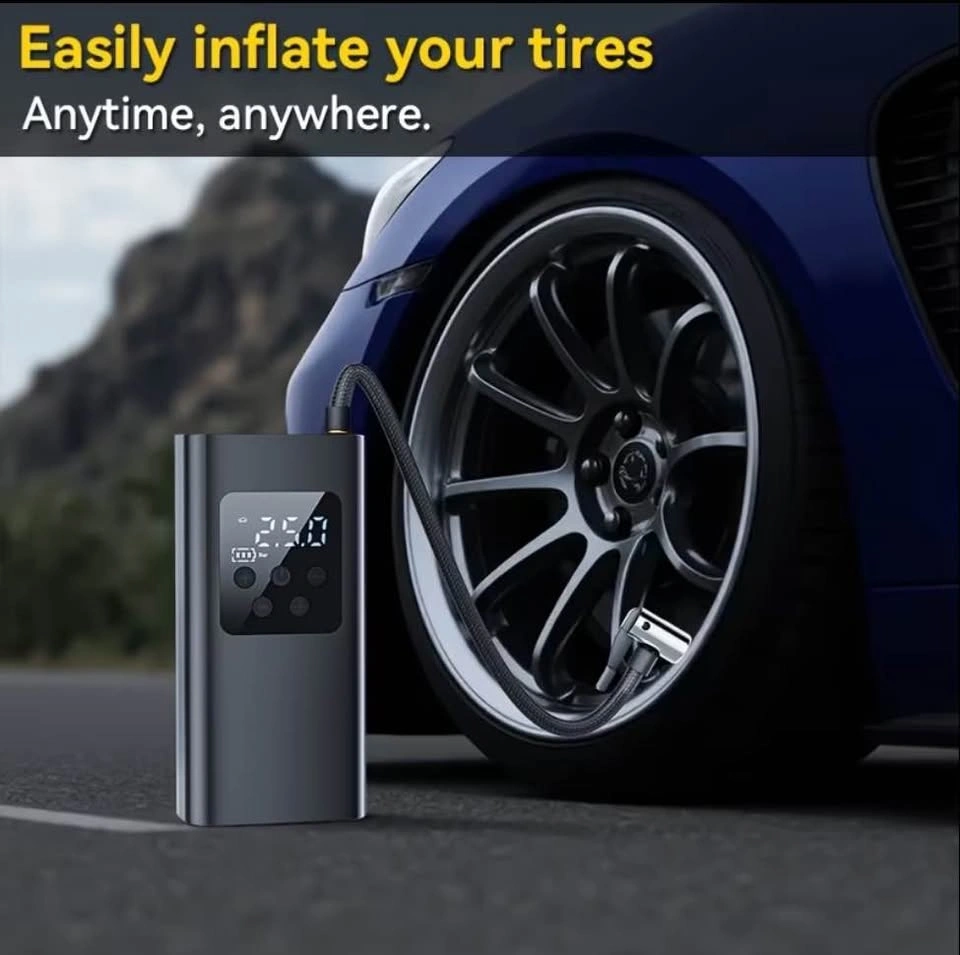 Portable Car Tire Inflator with Type-C Fast Charging - photo 5