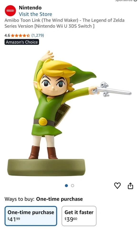 Zelda Series Amiibo: Toon Link (Wind Waker) - photo 2