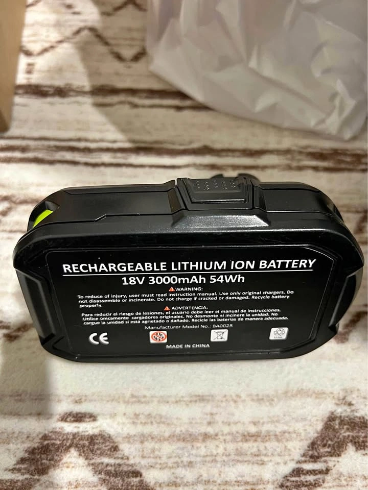 18V Battery 3000mAh 54Wh