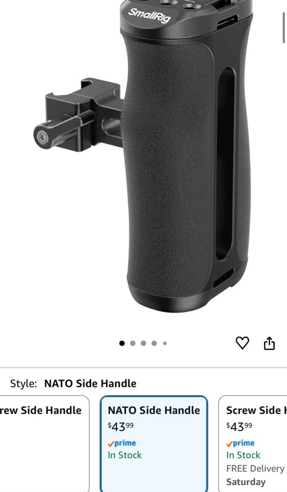 SmallRig Mini NATO Side Handle for Camera Cages - photo 2