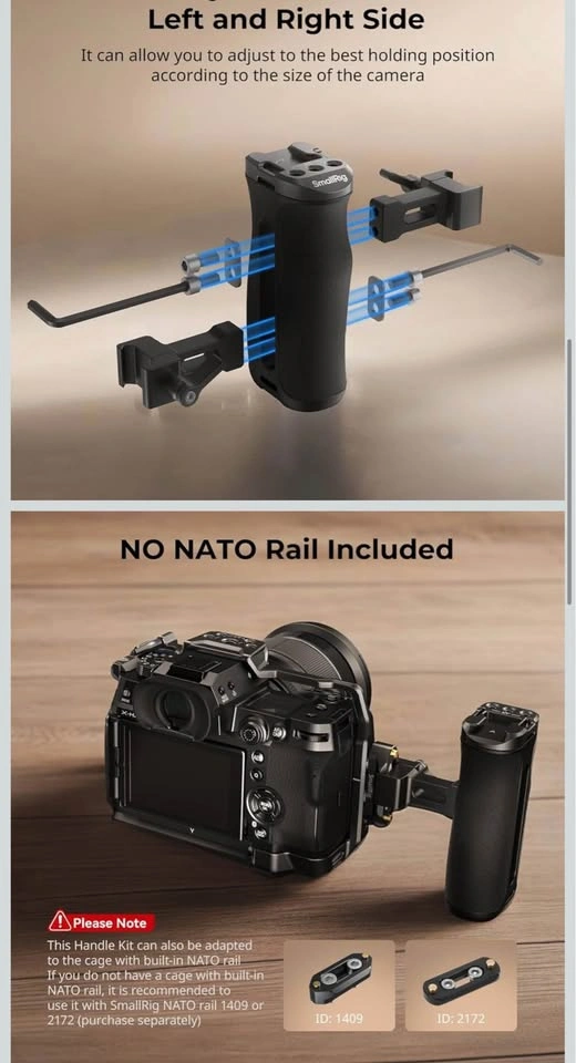 SmallRig Mini NATO Side Handle for Camera Cages - photo 4