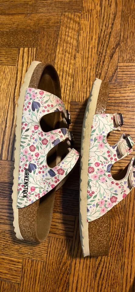 Birkenstock Florida Fresh Meadow Flower Beige Birko Flor SFB Nar - photo 4