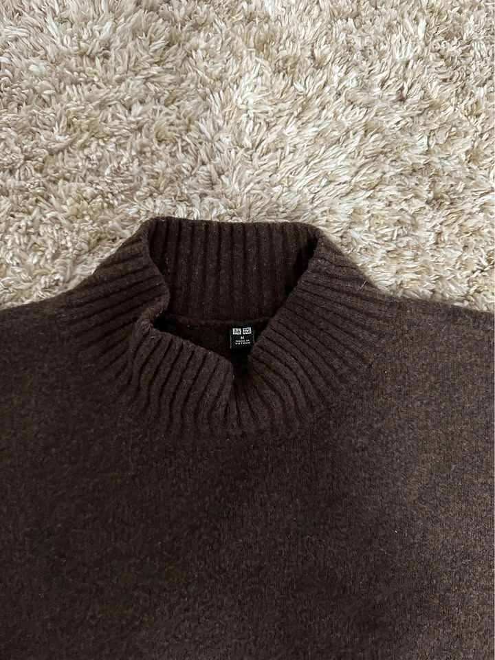 UNIQLO Brown Knit Sweater - photo 3