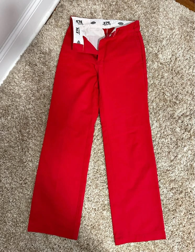 Dickies 874 Original Fit Pants – Red