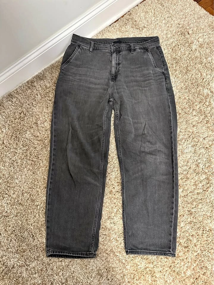 UNIQLO Men’s Wide Fit Jeans - Gray
