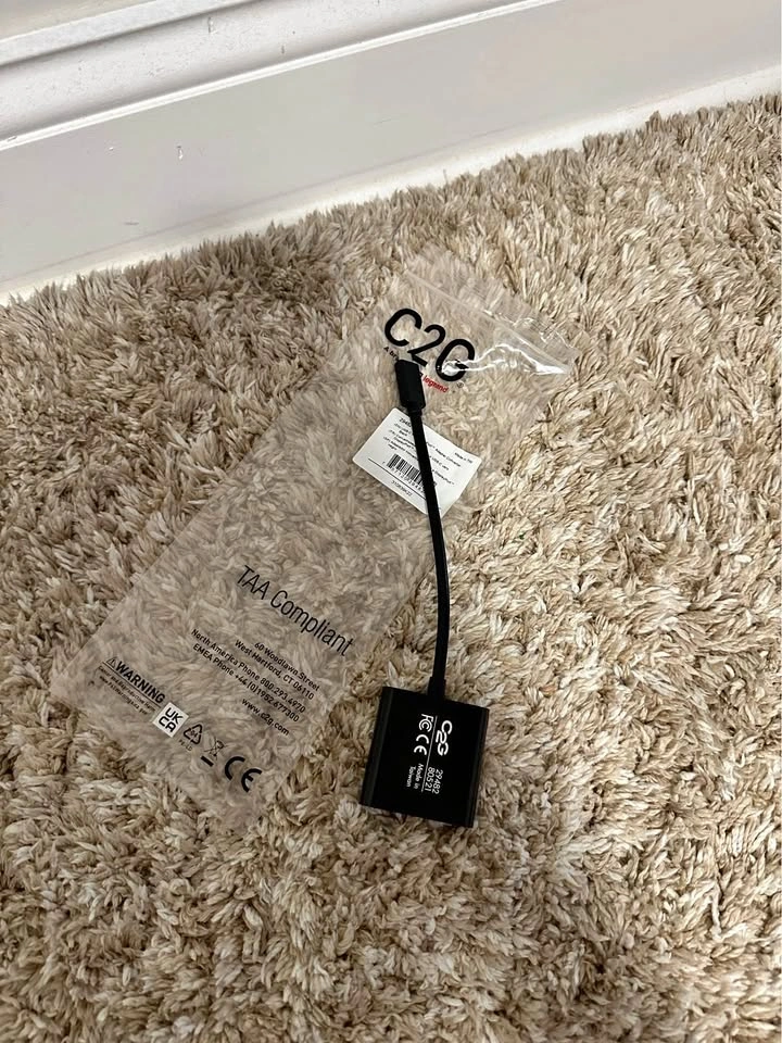 USB-C to DisplayPort Adapter Converter (4K Compatible)