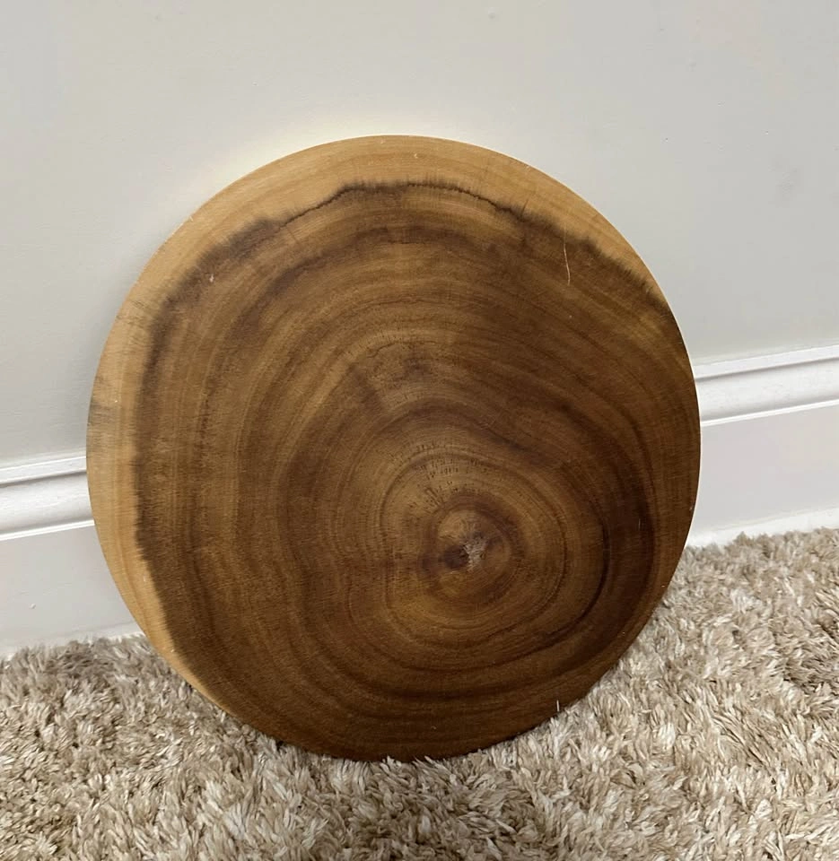 Linoroso Acacia Round Cutting Board / Charcuterie Board – 12” - photo 2