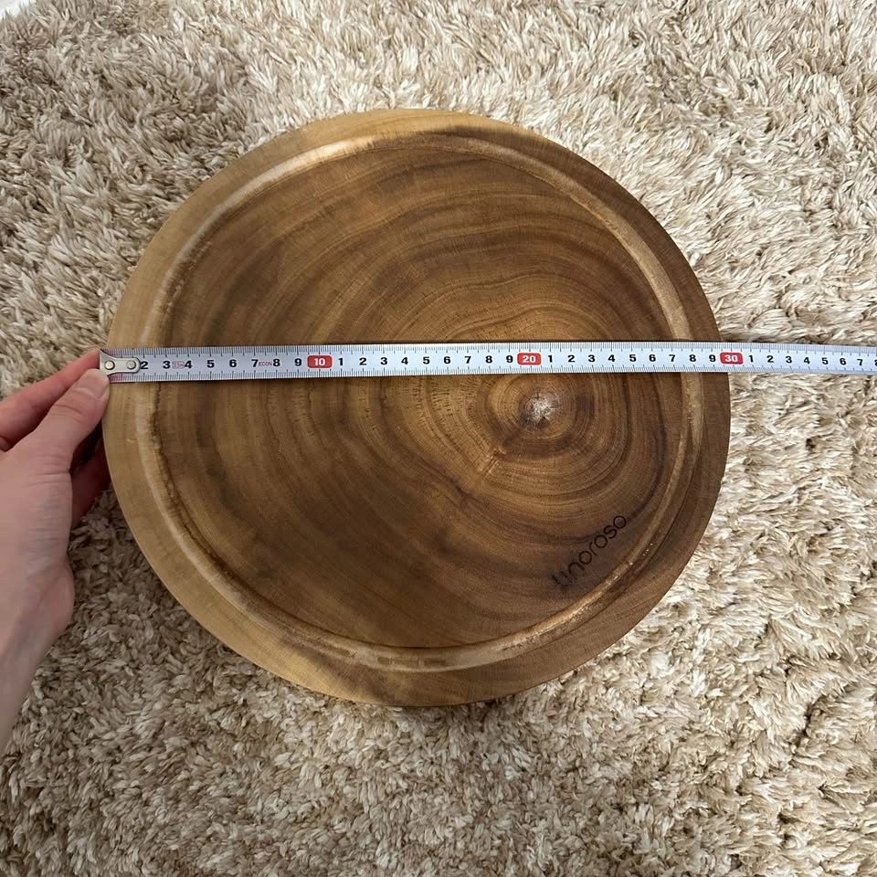 Linoroso Acacia Round Cutting Board / Charcuterie Board – 12” - photo 4