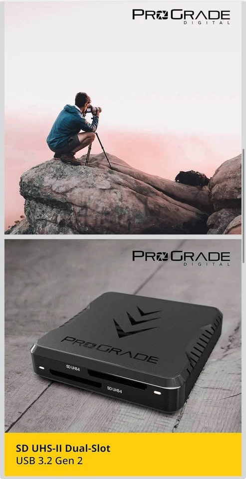 ProGrade Digital SD UHS-II Dual-Slot Memory Card Reader - photo 3