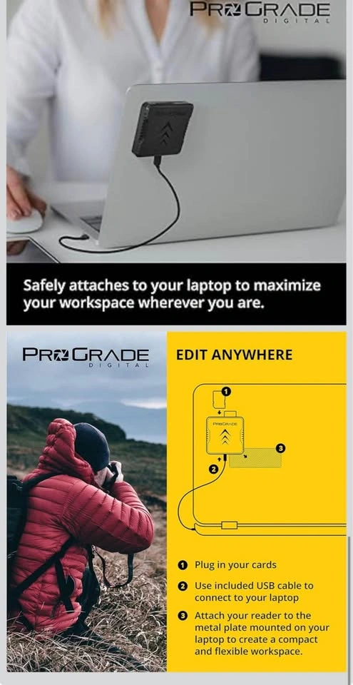 ProGrade Digital SD UHS-II Dual-Slot Memory Card Reader - photo 5