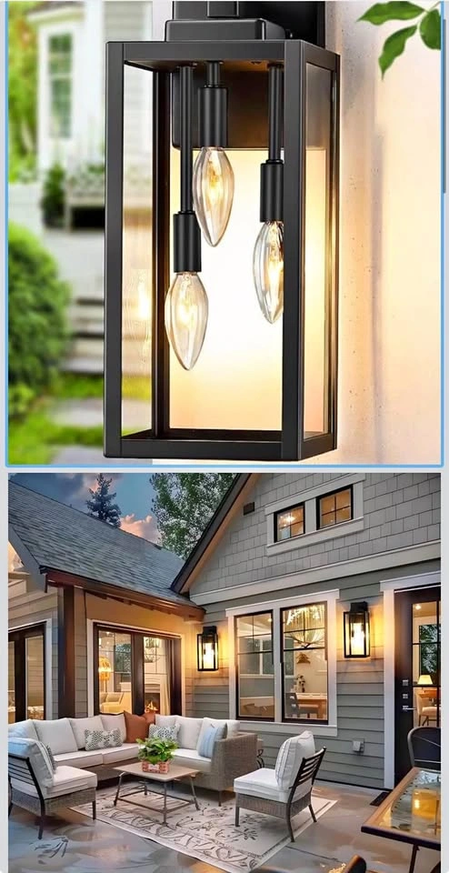 16'' Large Dusk to Dawn Outdoor Wall Light