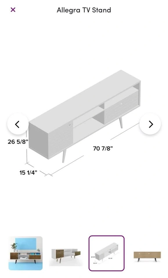 60 inch TV, TV Stand, and Fire Stick - photo 2