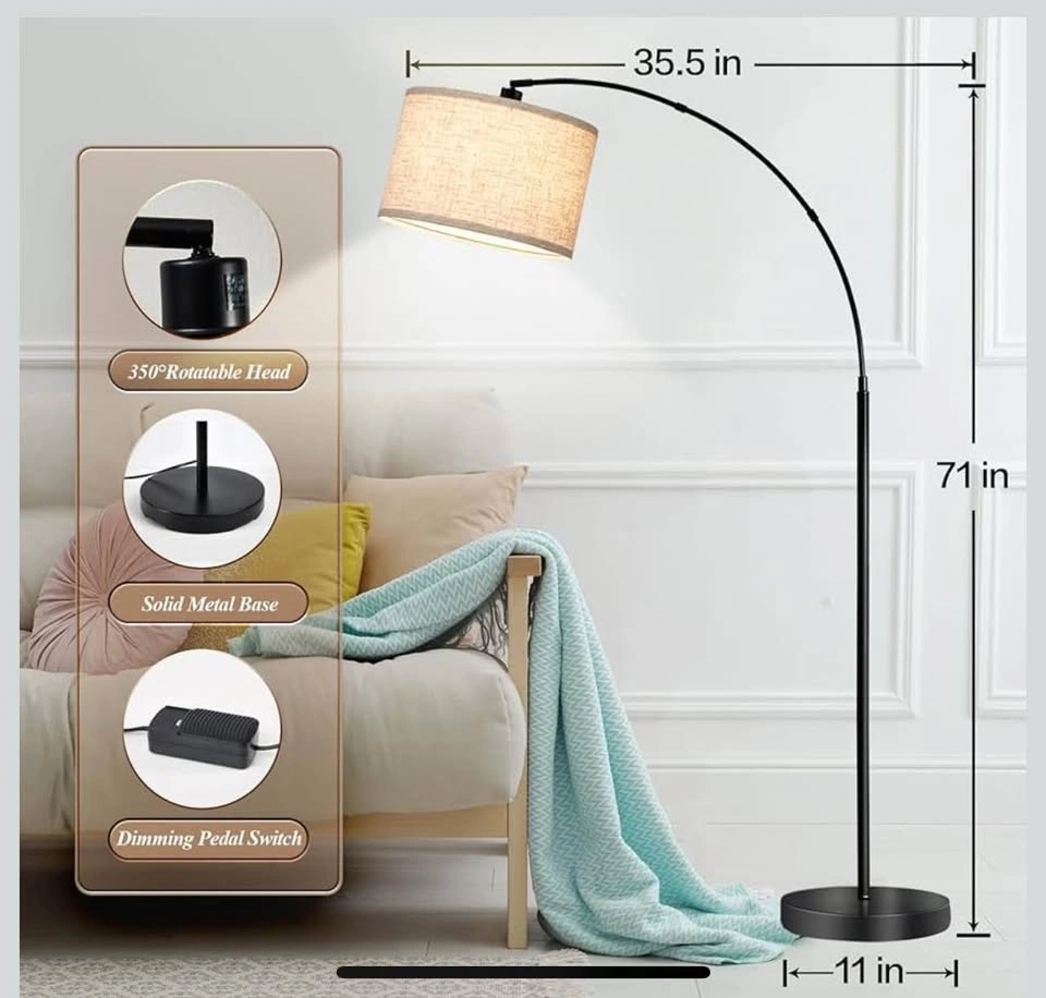 Arc Floor Lamp - Dimmable & Adjustable - photo 3