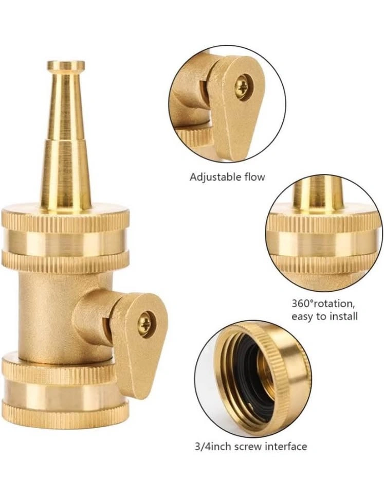 CestMall Brass Hose Nozzle Adjustable Garden - photo 3